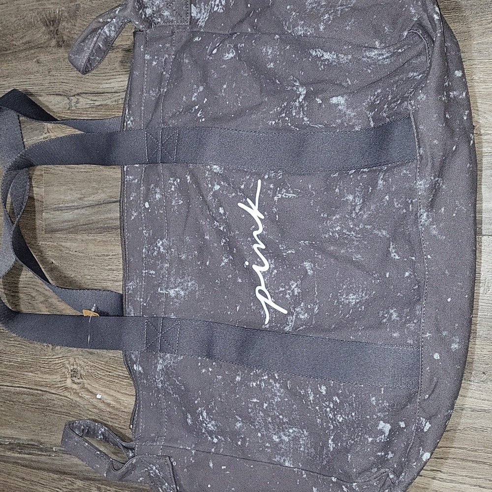 PINK Victoria's Secret Charcoal Tote Bag